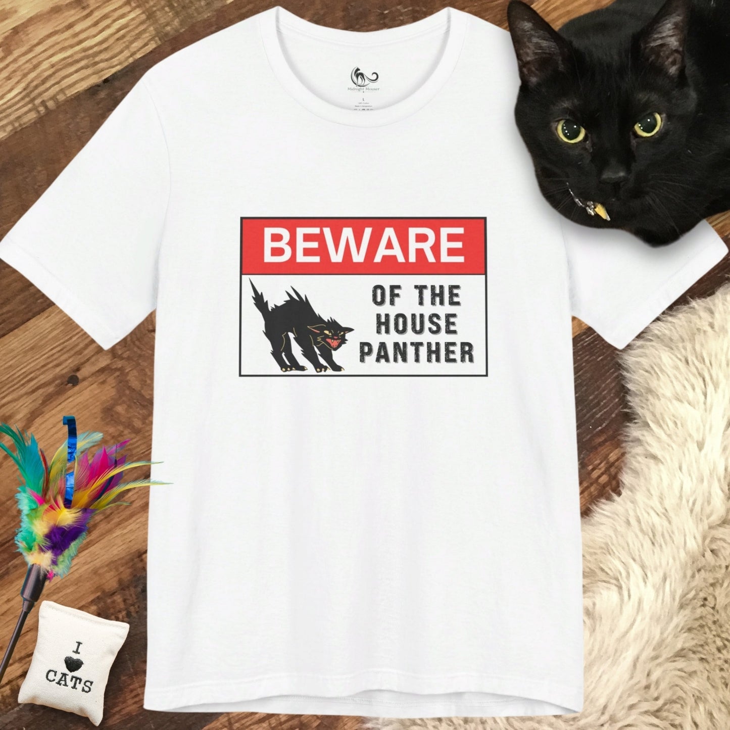 Beware Of The House Panther Classic Tee