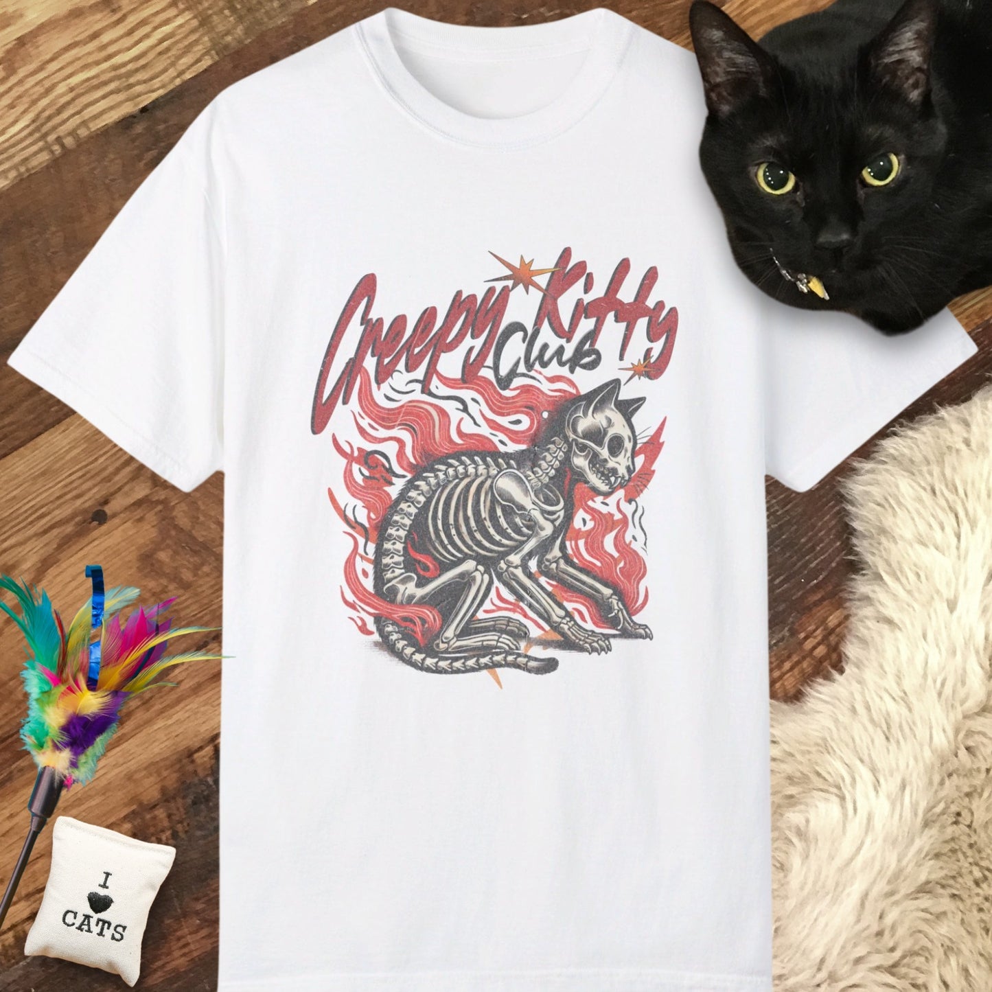 Creepy Kitty Club Relaxed Tee