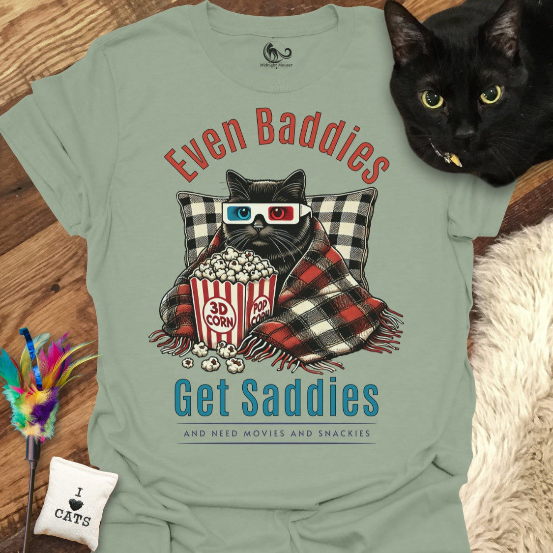 Even Baddies Get Saddies Classic Tee