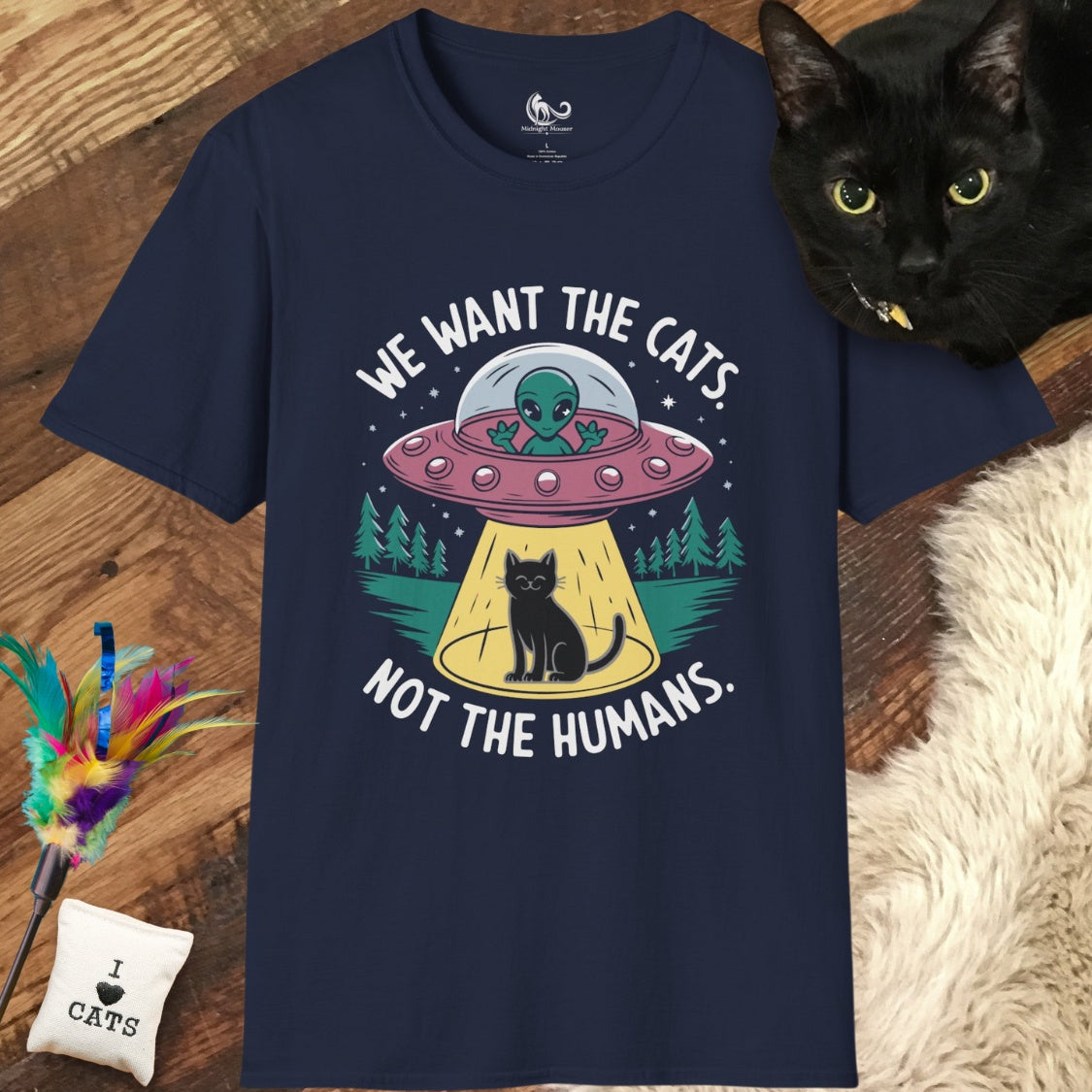 Aliens Want Cats Classic Tee