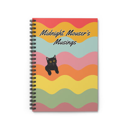 Midnight Mouser's Musings Spiral Notebook