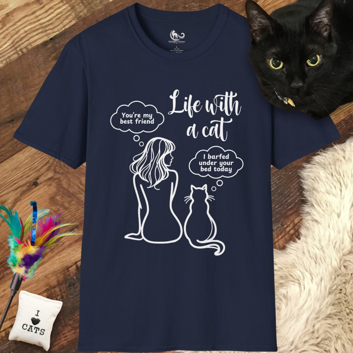 A Girl And Her Cat Classic Tee