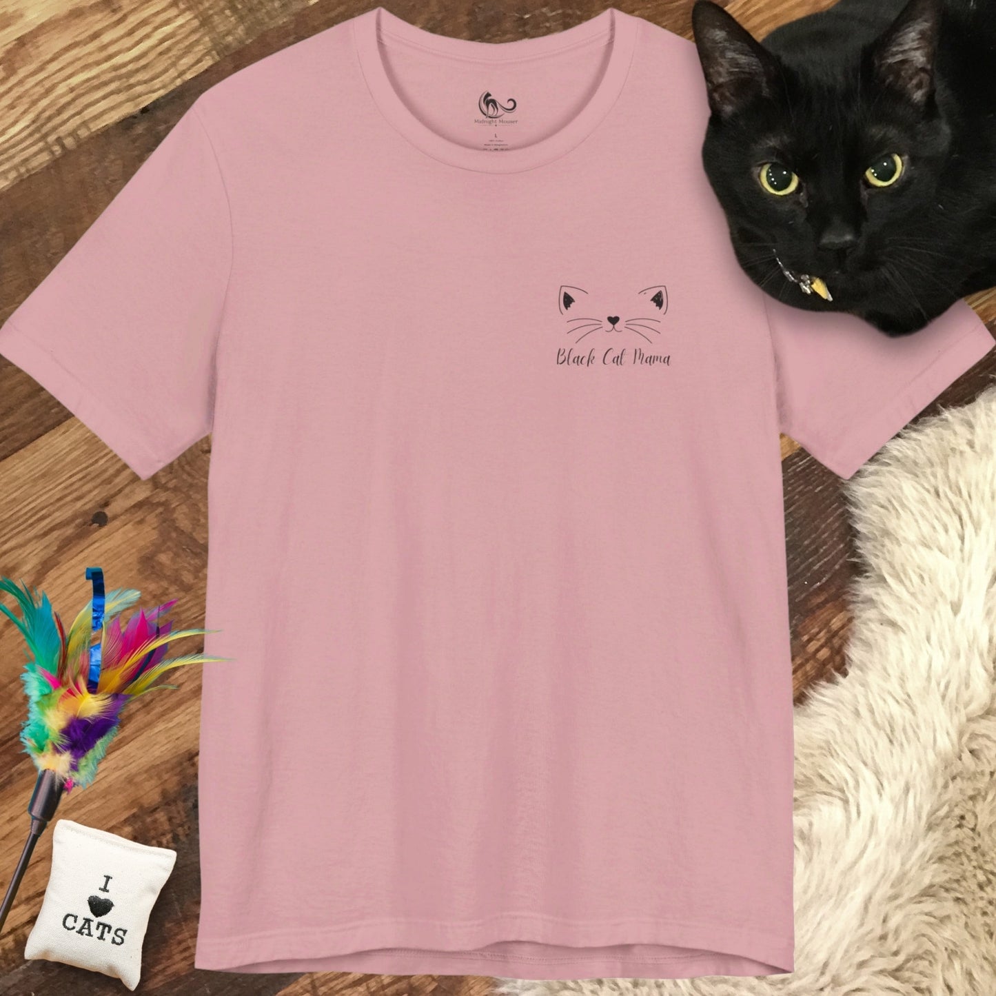 Black Cat Mama Pocket Classic Tee