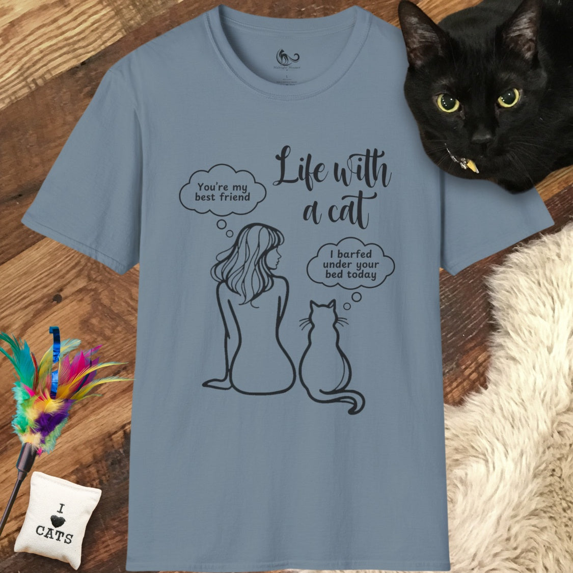 A Girl And Her Cat Classic Tee