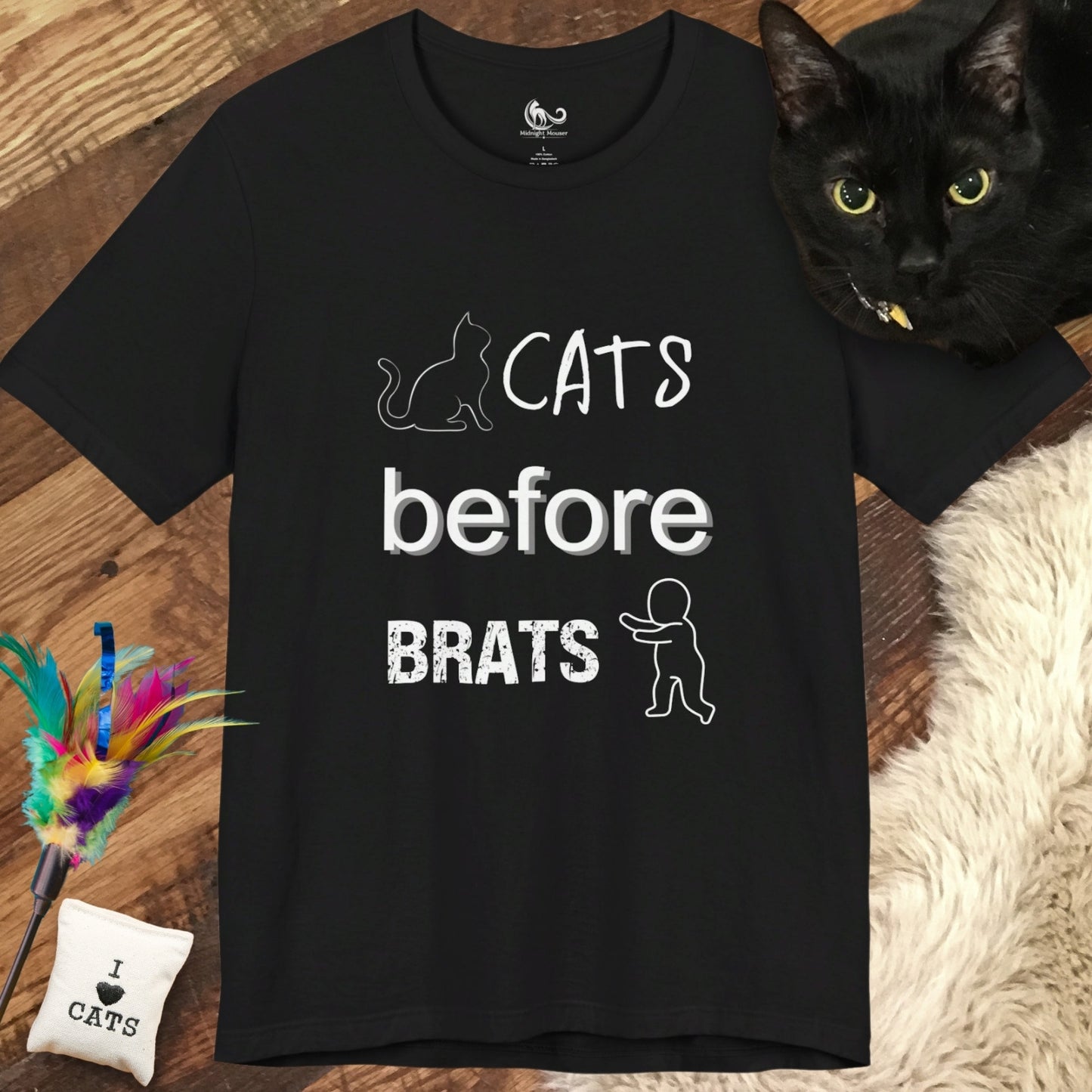 Cats Before Brats Classic Tee