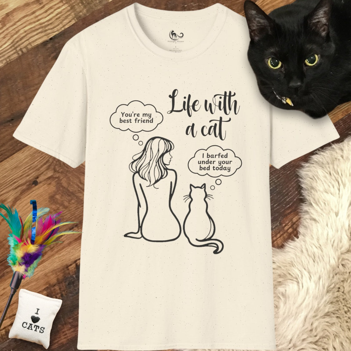 A Girl And Her Cat Classic Tee