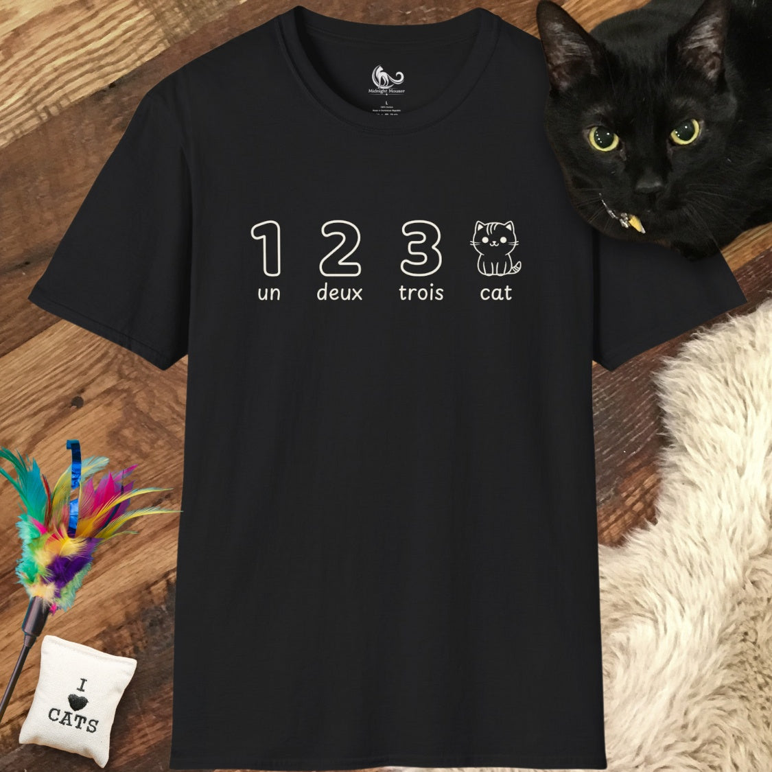 Un Deux Trois Cat Classic Tee