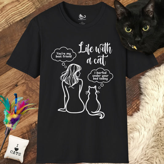 A Girl And Her Cat Classic Tee