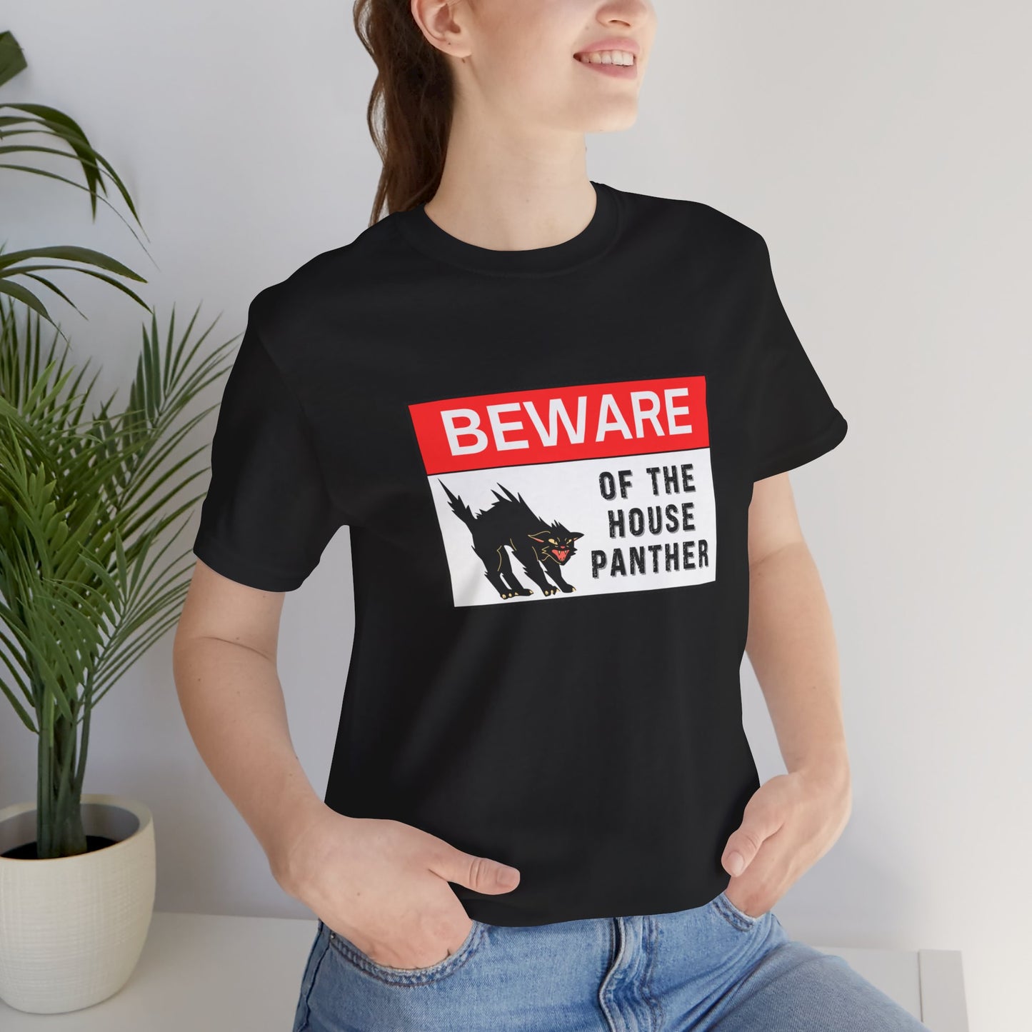 Beware Of The House Panther Classic Tee