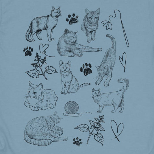 Hand Drawn Cats Classic Tee