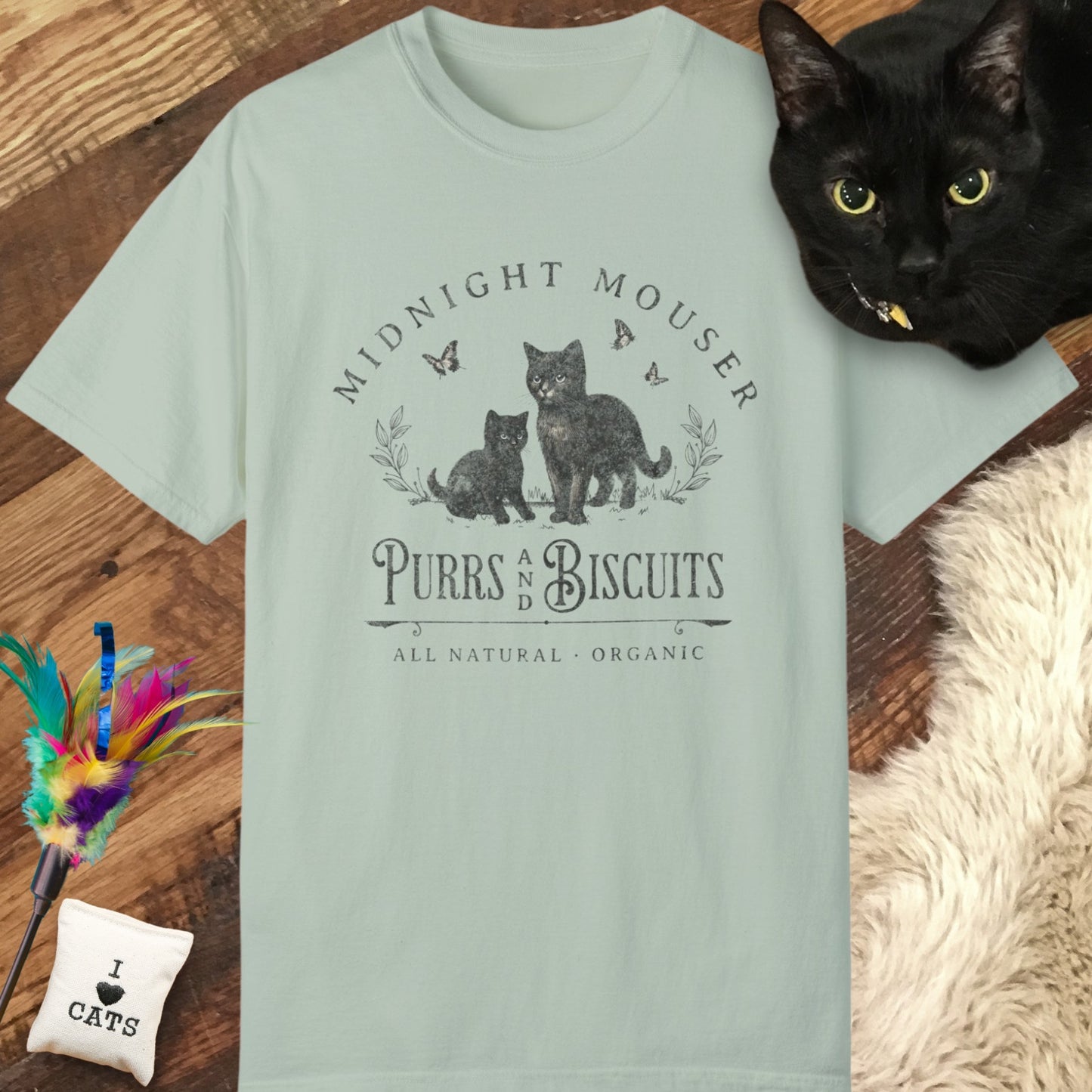 Organic Purrs and Biscuits Relaxed Tee