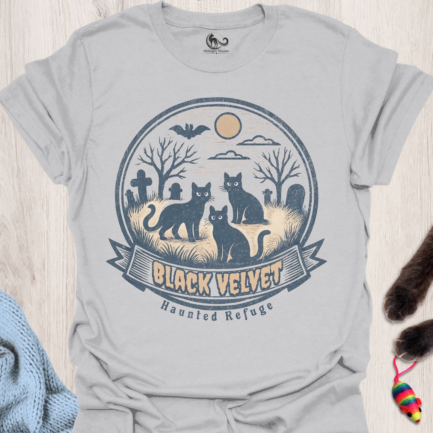 Black Velvet Haunted Refuge Classic Tee