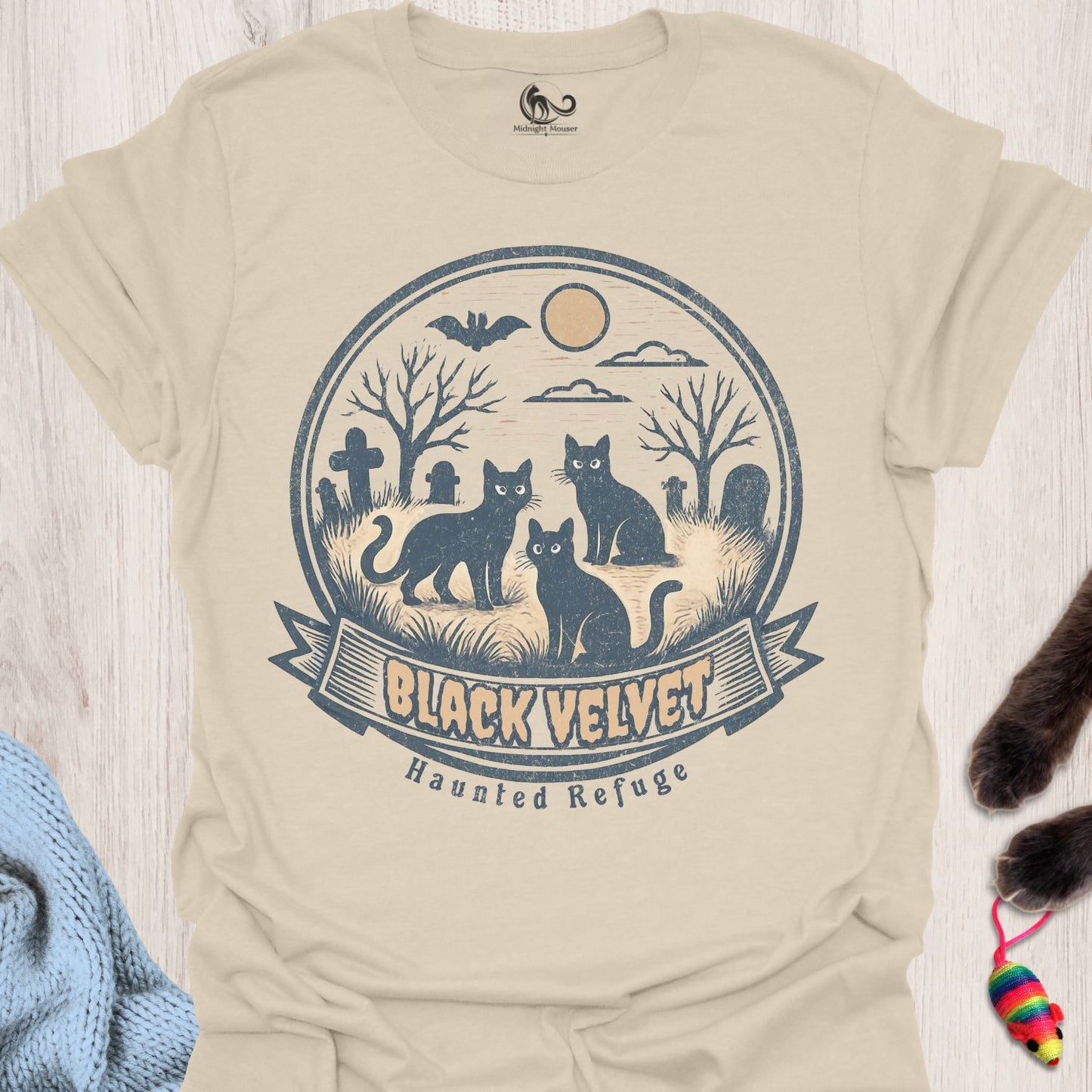 Black Velvet Haunted Refuge Classic Tee