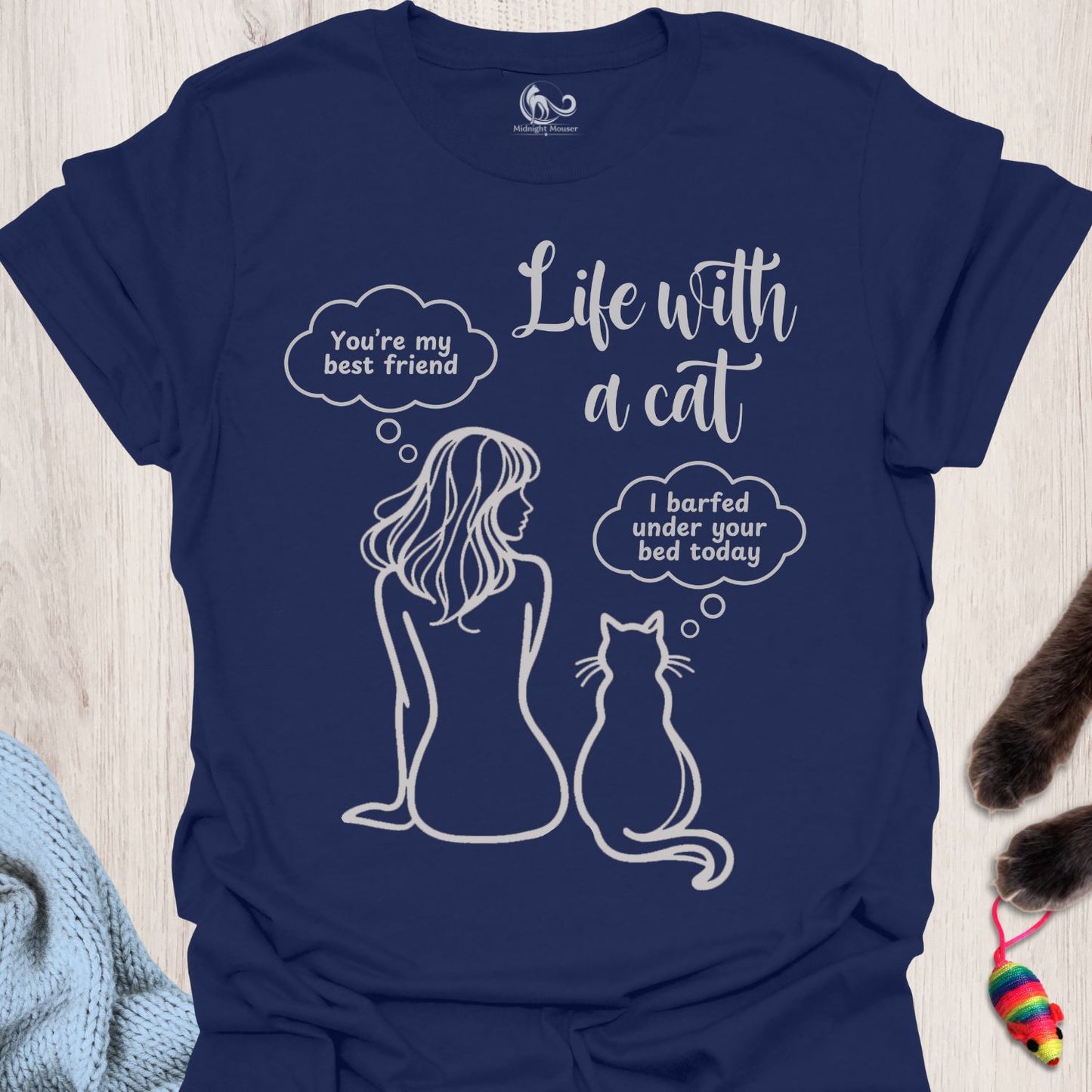 A Girl And Her Cat Classic Tee