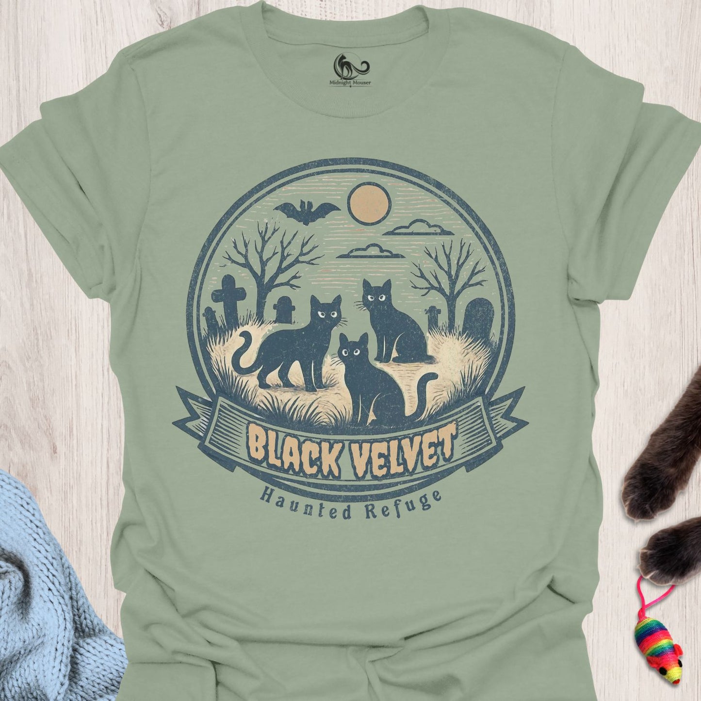 Black Velvet Haunted Refuge Classic Tee