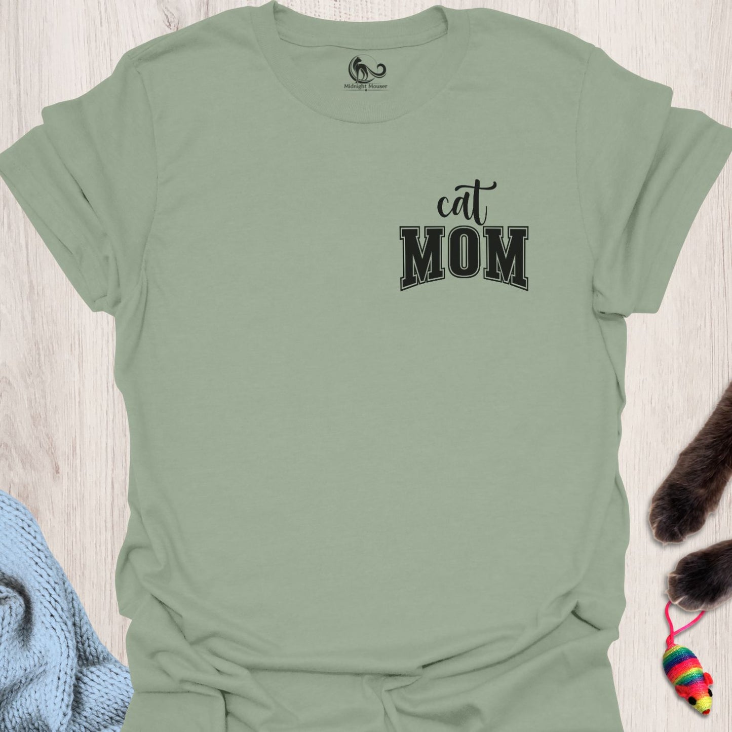 Cat Mom Pocket Classic Tee