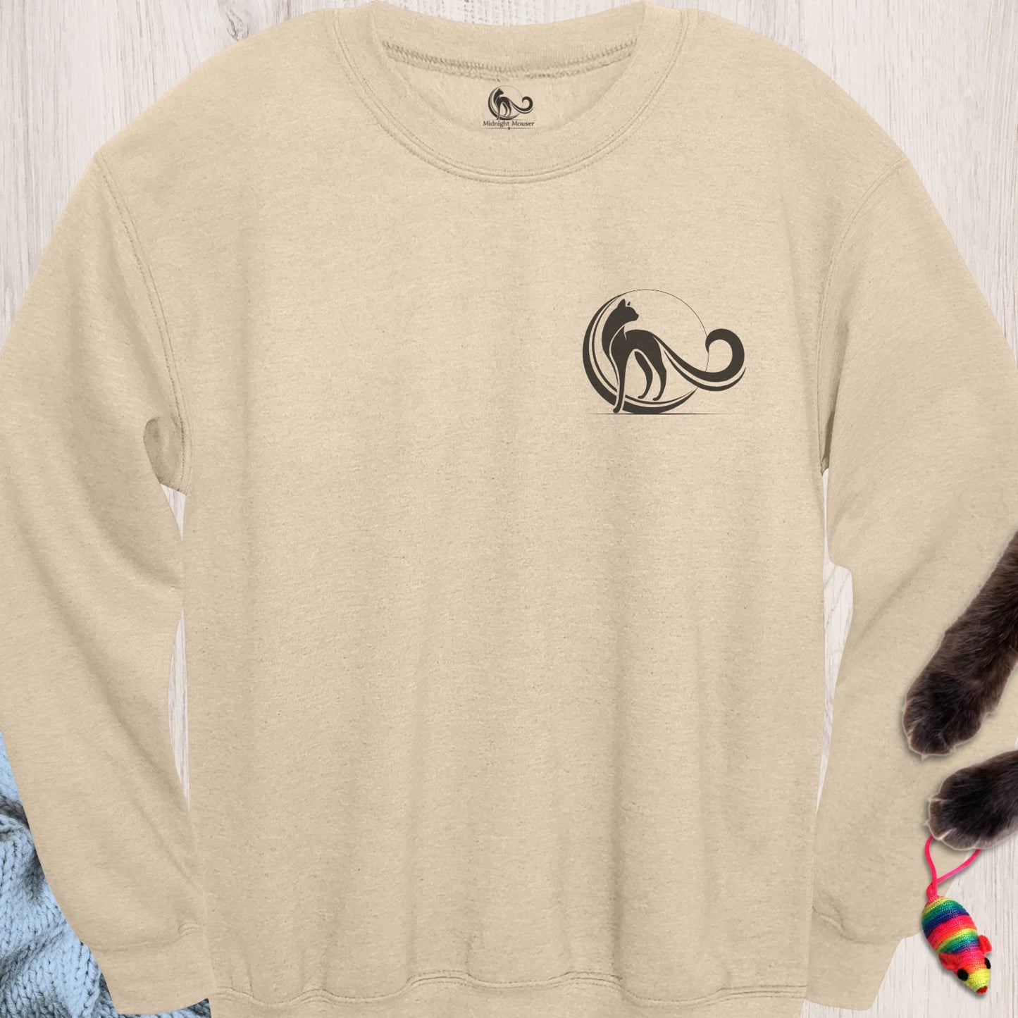 Embroidered Midnight Mouser Logo Sweatshirt