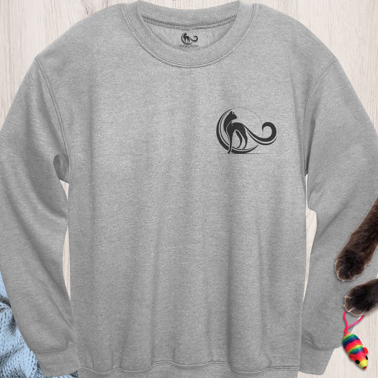 Embroidered Midnight Mouser Logo Sweatshirt
