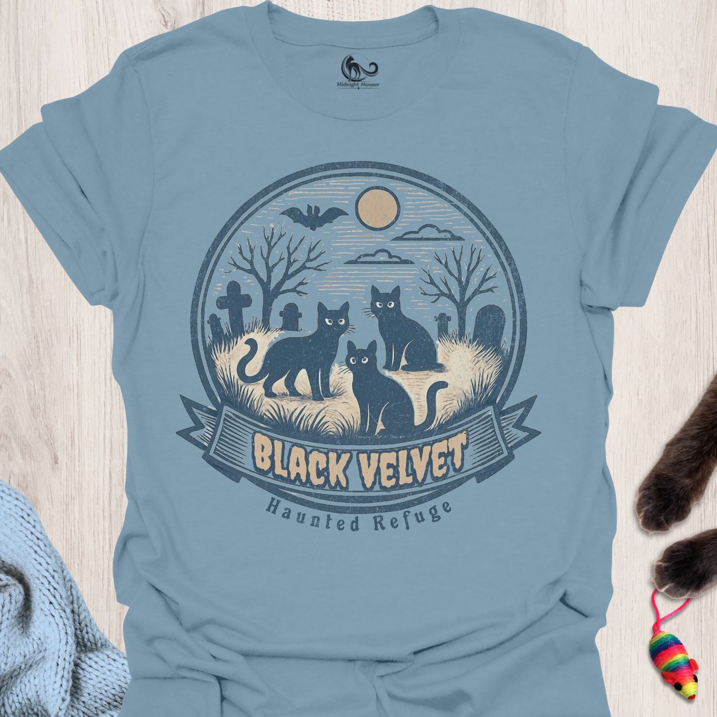 Black Velvet Haunted Refuge Classic Tee