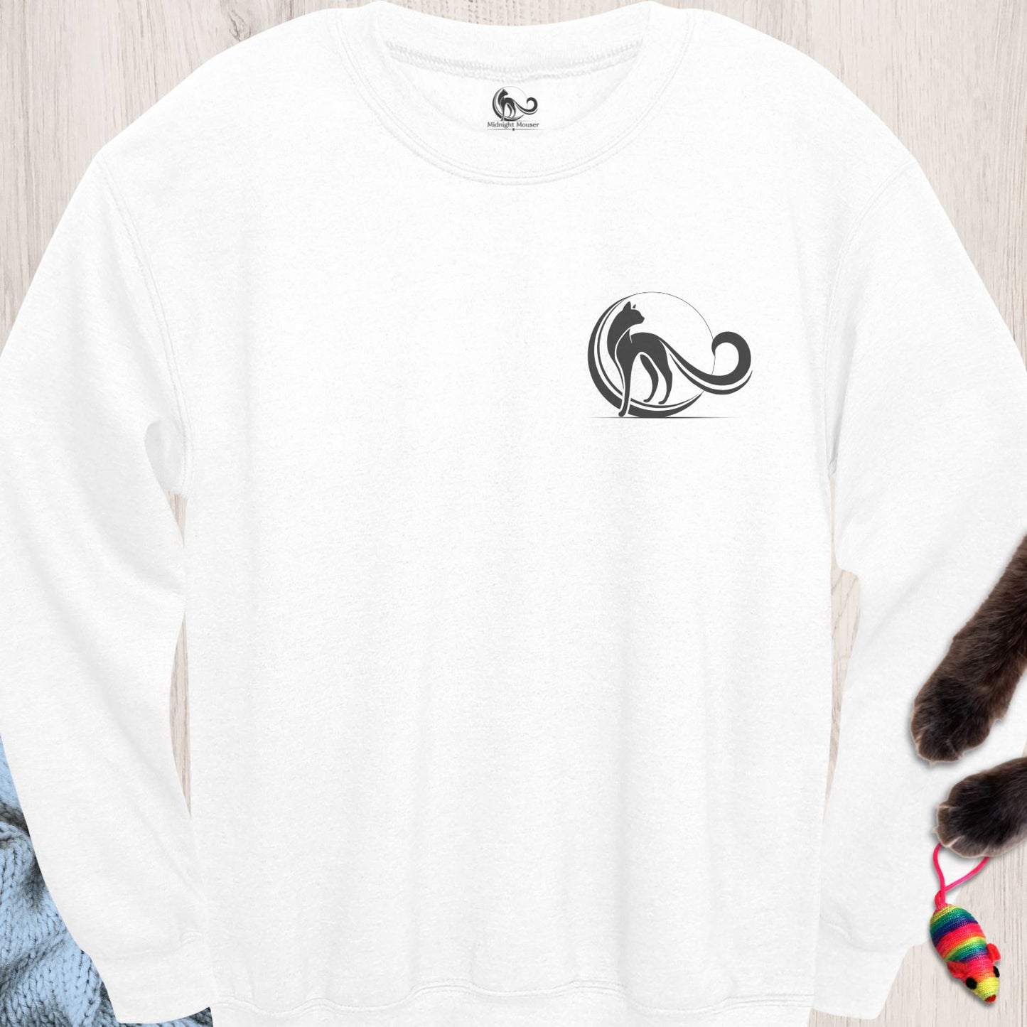 Embroidered Midnight Mouser Logo Sweatshirt