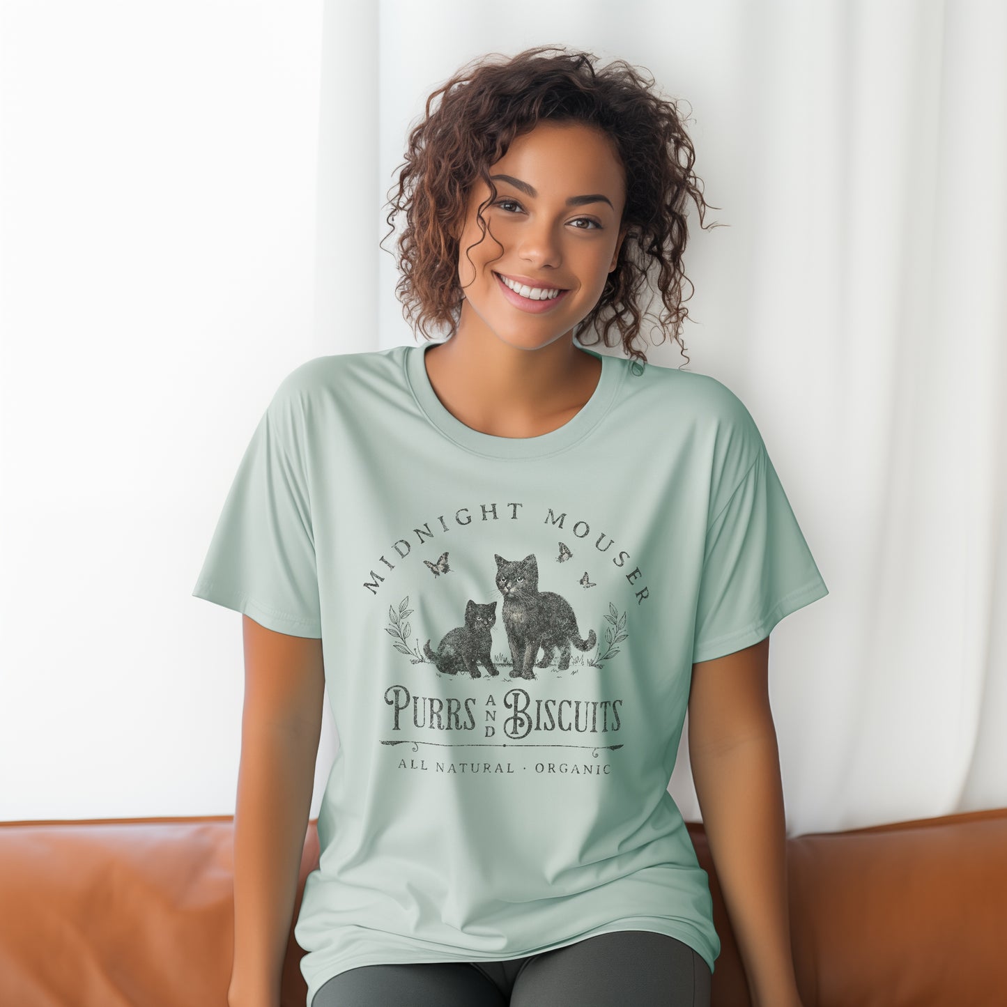 Organic Purrs and Biscuits Relaxed Tee